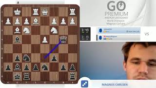 Magnus Carlsen plays the 