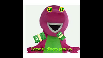 Barney Es Un Dinosaurio Aunque Se Extinguieron Solo Es Un Tipo Raro Que Busca Dinero 