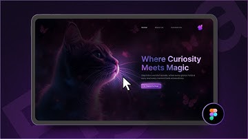 Cursor glow hover effect in figma | Easy tutorial #figma #uidesignlearning #hovereffects #cursor