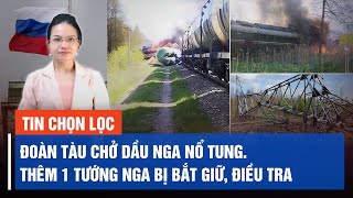 Đoàn tàu chở nhiên liệu Nga bị UAV tấn công, phát nổ rồi bốc cháy dữ dội ở Volgograd