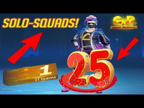 MASSACRE! 25 KILL SOLO SQUAD! #GOAT (Creative Destruction)