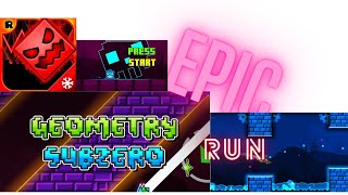 epic geometry dash subzero run