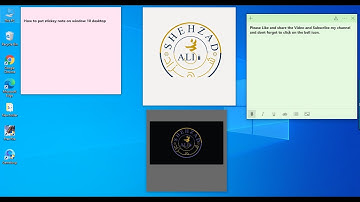 Window 10 Sticky Notes in Urdu/Hindi