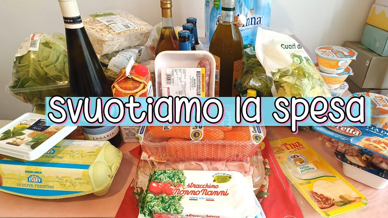 Svuotiamo la spesa! (fatta online) ✨