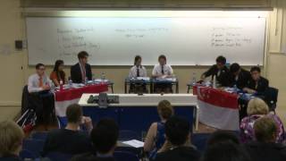WSDC2015 Rd 7 (Part 1) (Debate at 23 minutes mark) Netherlands vs Singapore