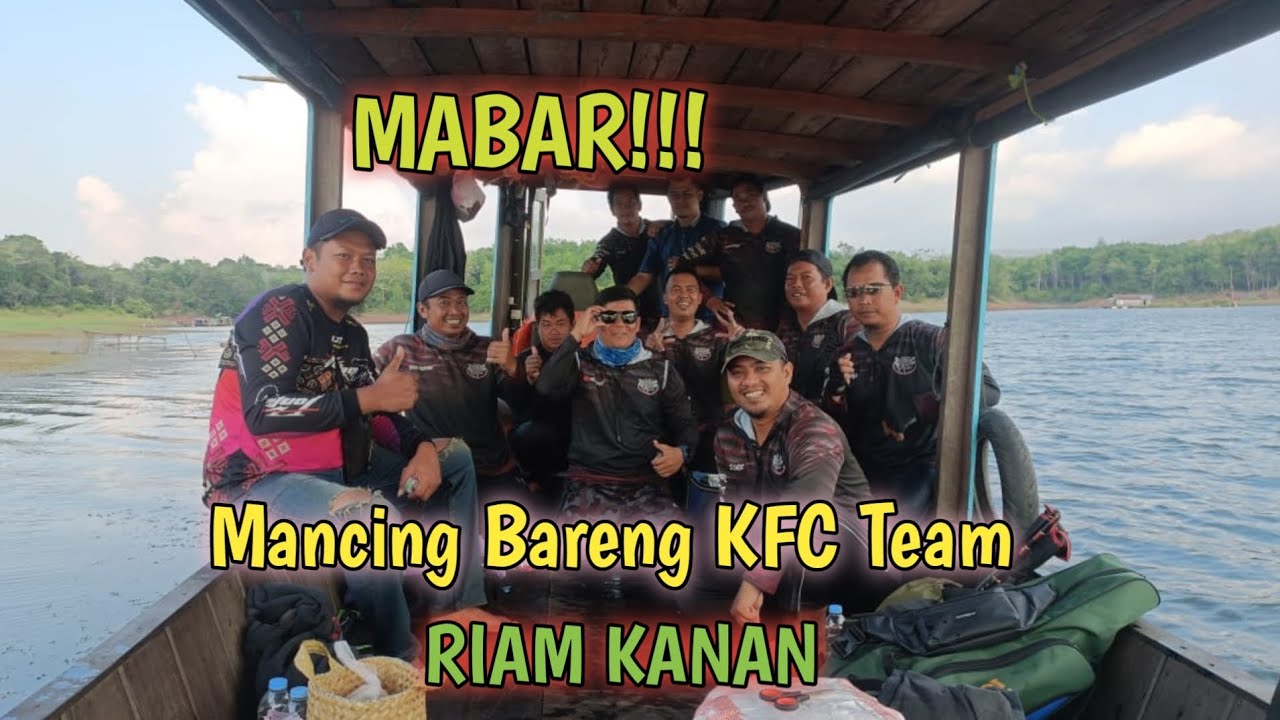 MABAR!! Mancing Bareng Team Panen Ikan Nila Di Waduk Riam Kanan