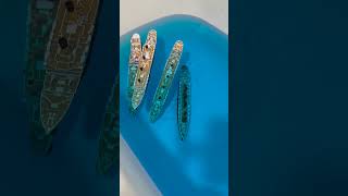 Britannic, Titanic, Lorotanic, And Lusitania Sinking Side By Side