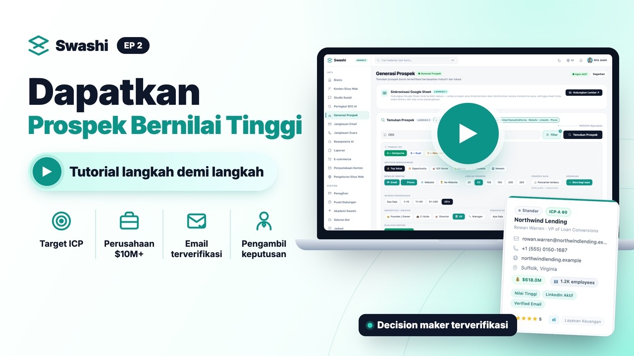 Cara Mendapatkan Leads High Ticket dengan Swashi
