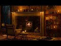 Deep Sleep in 3 Minutes | Cozy Room with Rain Sounds and Crackling Fireplace