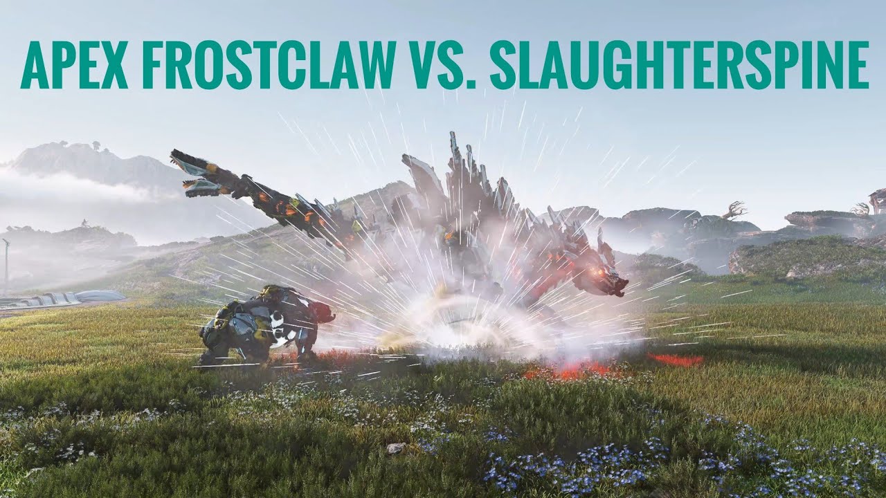Apex Frostclaw vs. Slaughterspine- Horizon Forbidden West