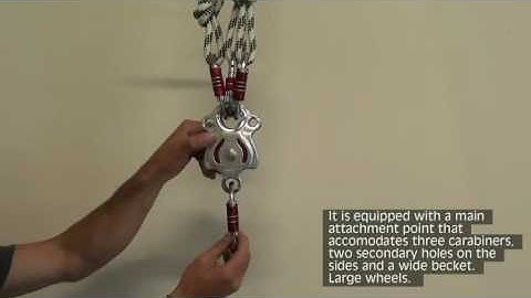 NAIAD   High strength multifunctional pulley