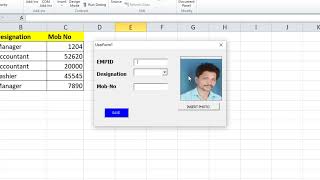HOW TO  INSERT IMAGE IN USERFORM IN EXCEL VBA.