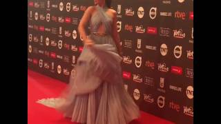 Natalia Oreiro alfombra roja Premios Platino (22.07.2017)