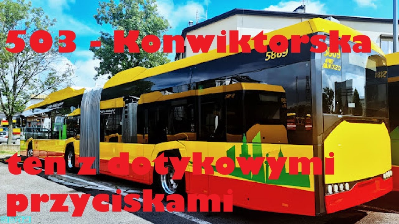 Linia 503 (Pośpieszna) Natolin Płn.-Konwiktorska. Solaris Urbino IV 18 Electric #5869