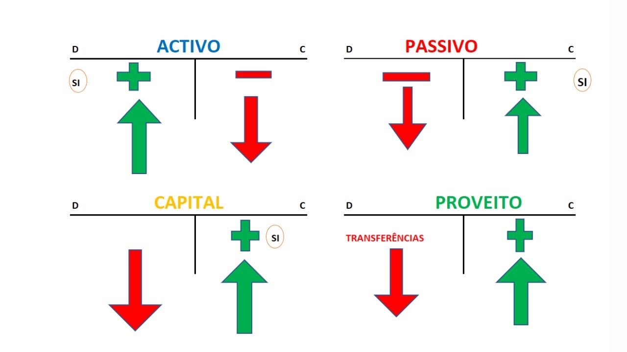 Como movimentar as contas do activo, passivo, capital, proveitos e ...