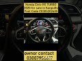 Honda Civic RS TURBO 2020 for sale in Sargodha Post Code C0305202605 #carsoutlet #automobile #civic