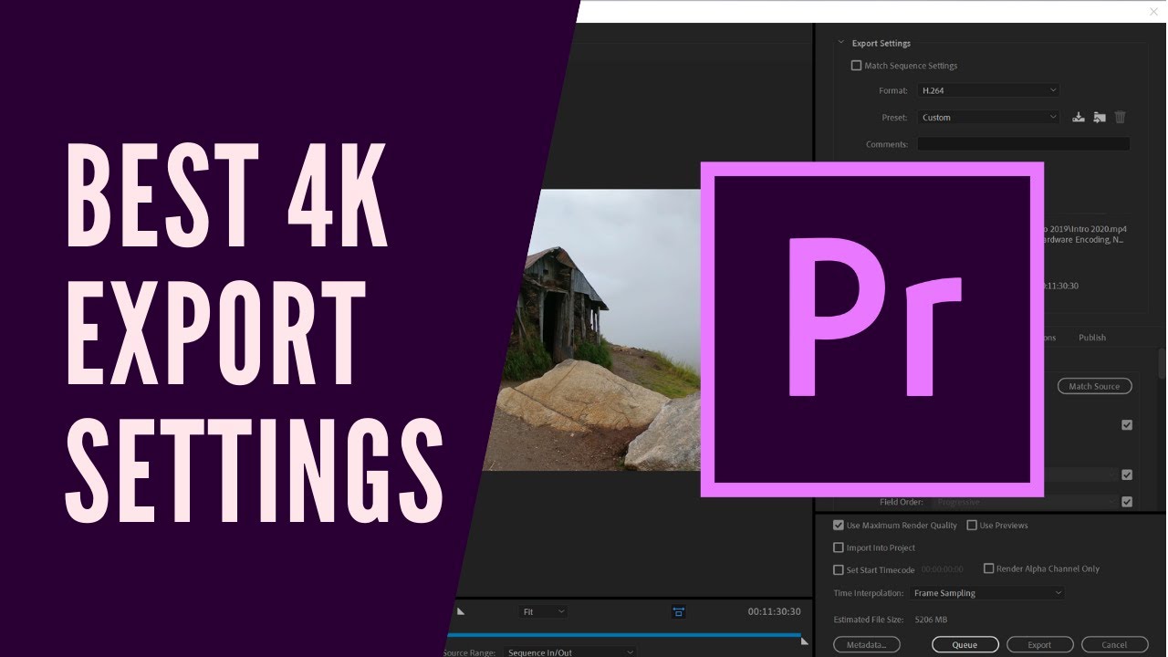 best export settings for premiere pro cc