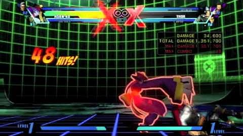 UMvC3 Hsien-Ko X-Factor 3 Gong Loops