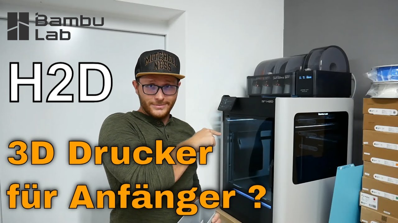 Bambulab H2D: Der beste 3D Drucker für Einsteiger? - YouTube
