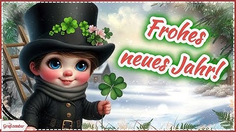 Frohes Neues Jahr 2026 🍀🐞 Happy New Year 🍀🐞 Neujahrsgruß kostenlos*  für WhatsApp & Co 💌