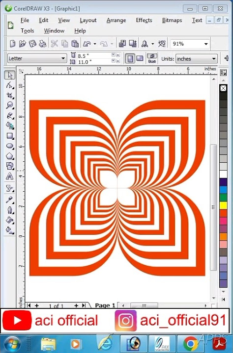 Corel draw New design || Corel draw me design kaise banaye || #youtubevideo #coreldraw #corel #art