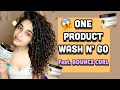 ONE PRODUCT CURLY HAIR ROUTINE WITH BOUNCE CURL