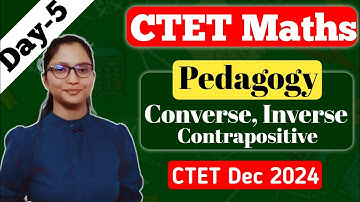 CTET Maths Pedagogy | CTET Dec 2024 Maths Pedagogy | CTET Maths Preparation Paper 2 | CTET Science |