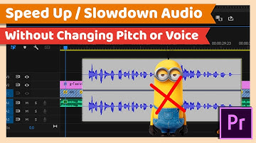 Speed Up or Slow Down Audio without Changing Pitch or Voice | Premiere Pro Tutorial
