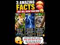99% लोग ये 3 Facts नहीं जानते! 😱 #shorts #facts