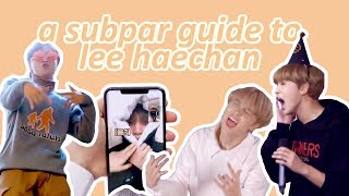 a subpar guide to lee haechan