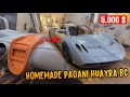 Complete the interior of Pagani Huayra BC in a crazy way
