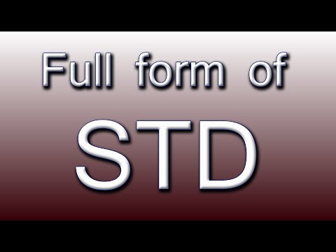 Full form of STD (Telecom)