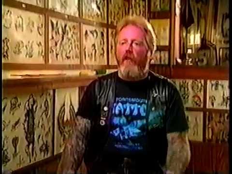 Early 90's Tattoo TV segment featuring Tattoo George and Juli Moon