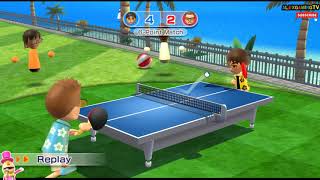 Wii Sports Resort - Table tennis Player Alex First Play #009 [1080p@60fps HD]