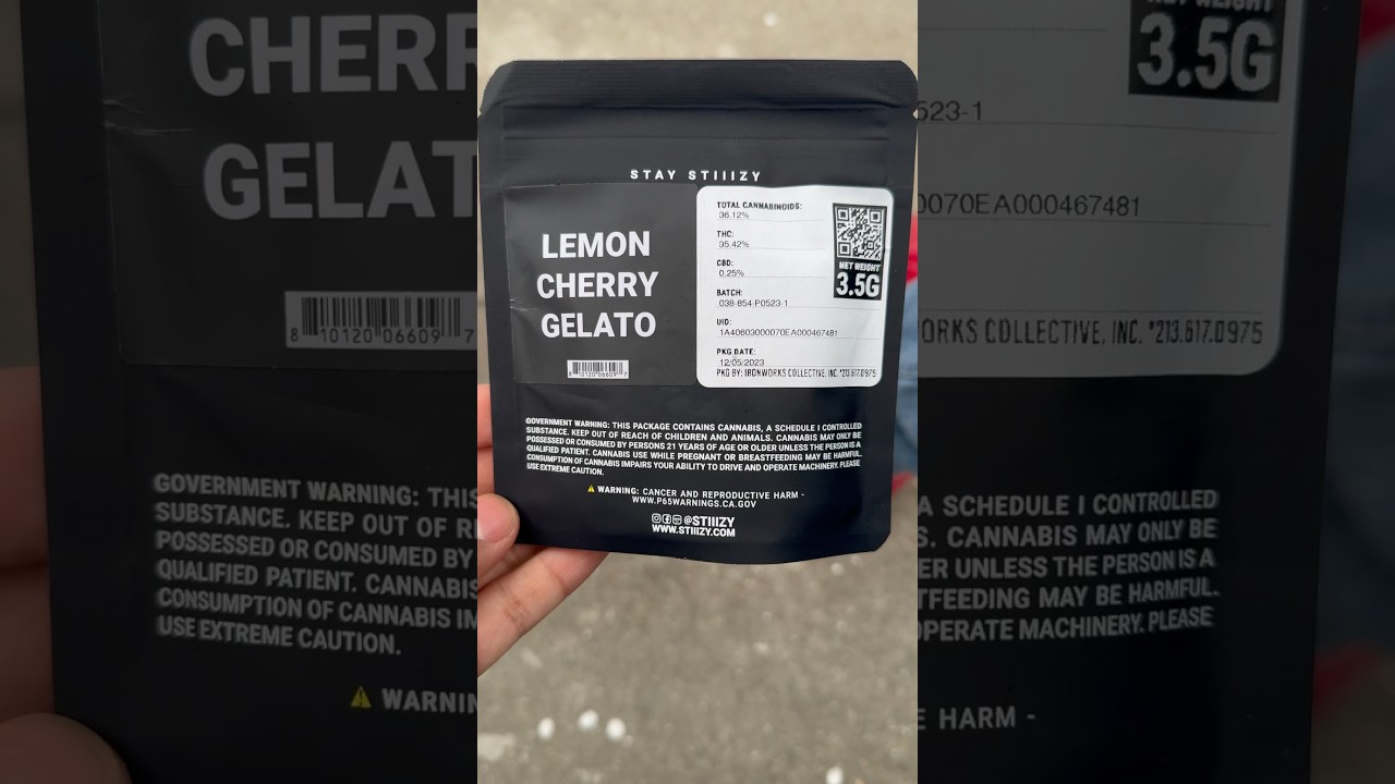 STIIIZY Black Label - Lemon Cherry Gelato