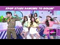 Kpop stars dancing to Rollin' (롤린) by Brave Girls (브레이브걸스)