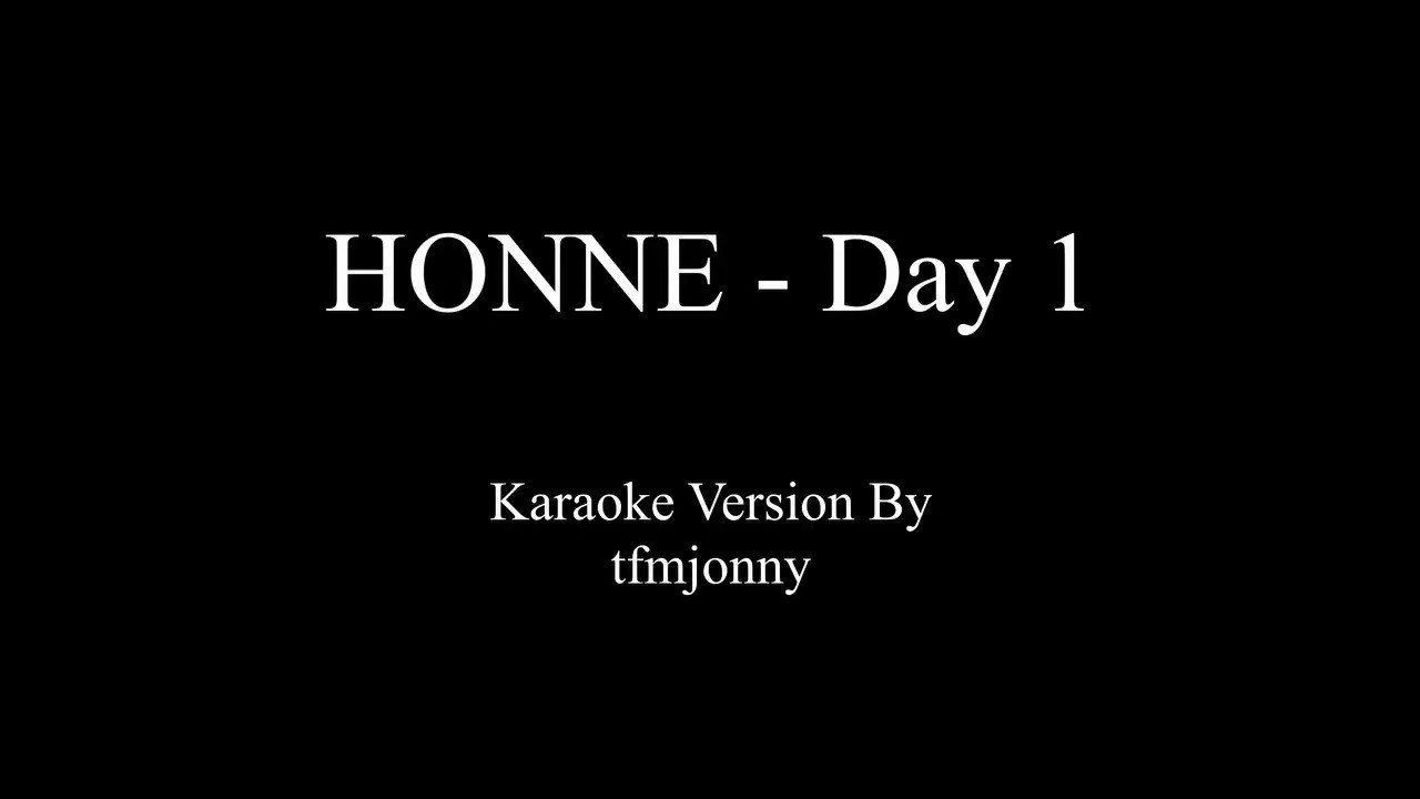 One Day At A Time Karaoke