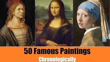 The Most Famous Paintings🎨 in the World | 50 Greatest Paintings, Artists | Art History at a Glance
