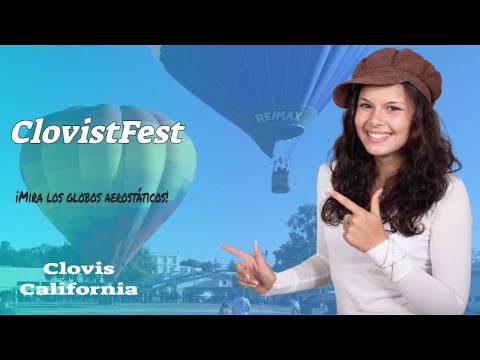 Espectáculo de globos aerostáticos en el ClovisFest