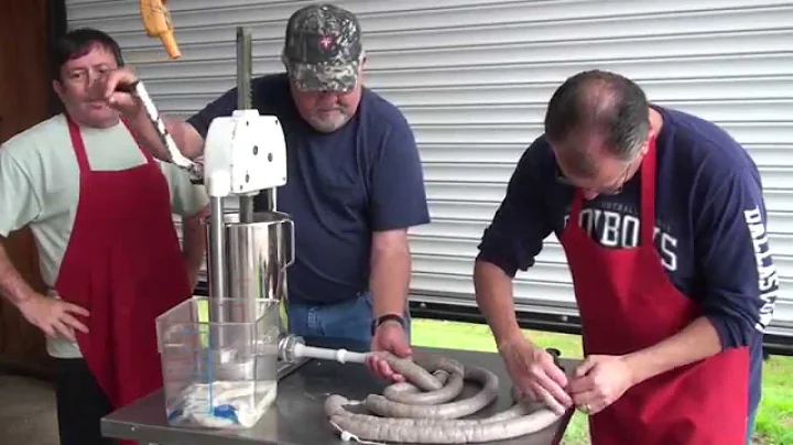 Making Czech Jitrnice Sausage, Summer Sausage and Pork Link Sausage