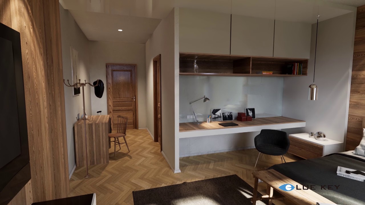 虛擬實境 鄉村風臥室