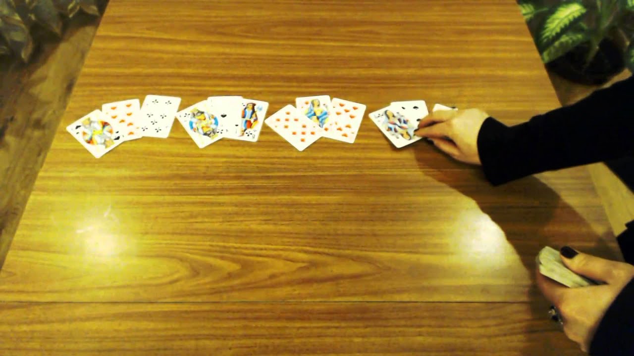 Как играть в косынку на картах 36 карт на столе видео саморегулируемая организация букмекерских контор