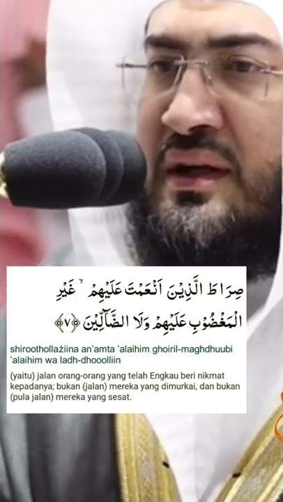 Surat Al Fatihah - Syaikh Dr. Bandar Baleela Hafizhahullah - Imam masjidil haram