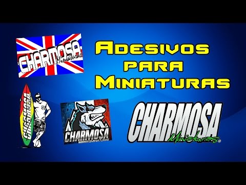 Cartela de Adesivos Para Miniatura