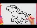 Come Disegnare Un Cavallo Facile Per Bambini
