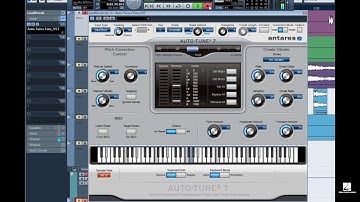 How to - Standard Transparent Pitch Correction in Auto Tune 7 Automatic Mode