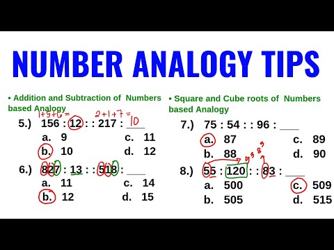 Number Analogy Tips and Tricks