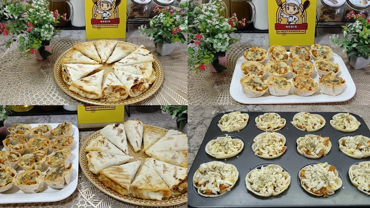 مملحات بخبز التورتيلا وبحشوة اقتصادية وسهلة التحضير وكاتجي لذيذة ضروري تجربوهم 👌👌