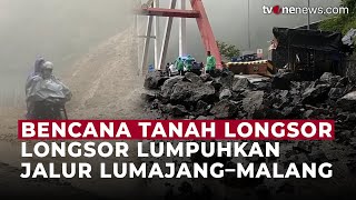 Jalur Selatan Lumajang–Malang Lumpuh Akibat Tanah Longsor | OneNews Update