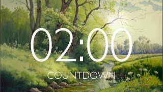 2 Minute Timer with Relaxing Music and Alarm